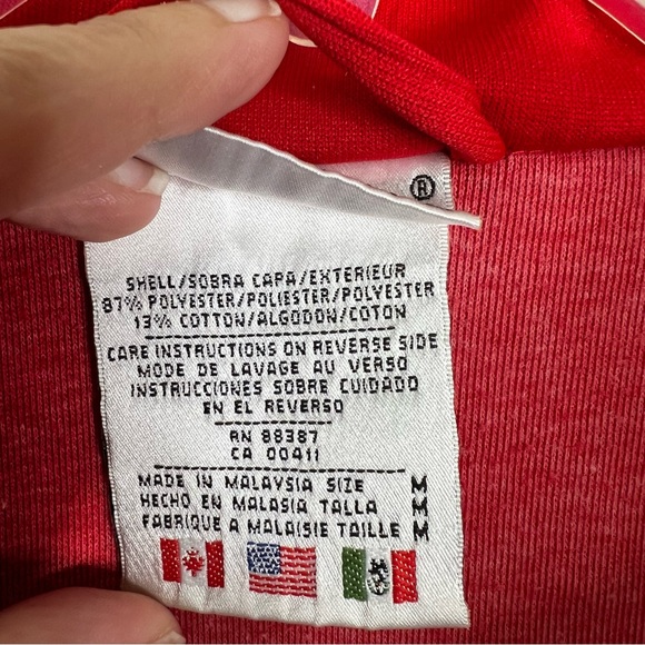 adidas Red and Black Performance Jacket - Picture 10 of 12